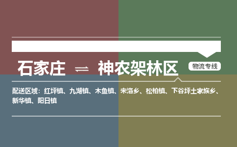 石家庄到神农架林区物流公司-石家庄至神农架林区专线（区域内-即可派送）