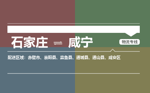 石家庄到咸宁物流公司-石家庄至咸宁专线（区域内-即可派送）